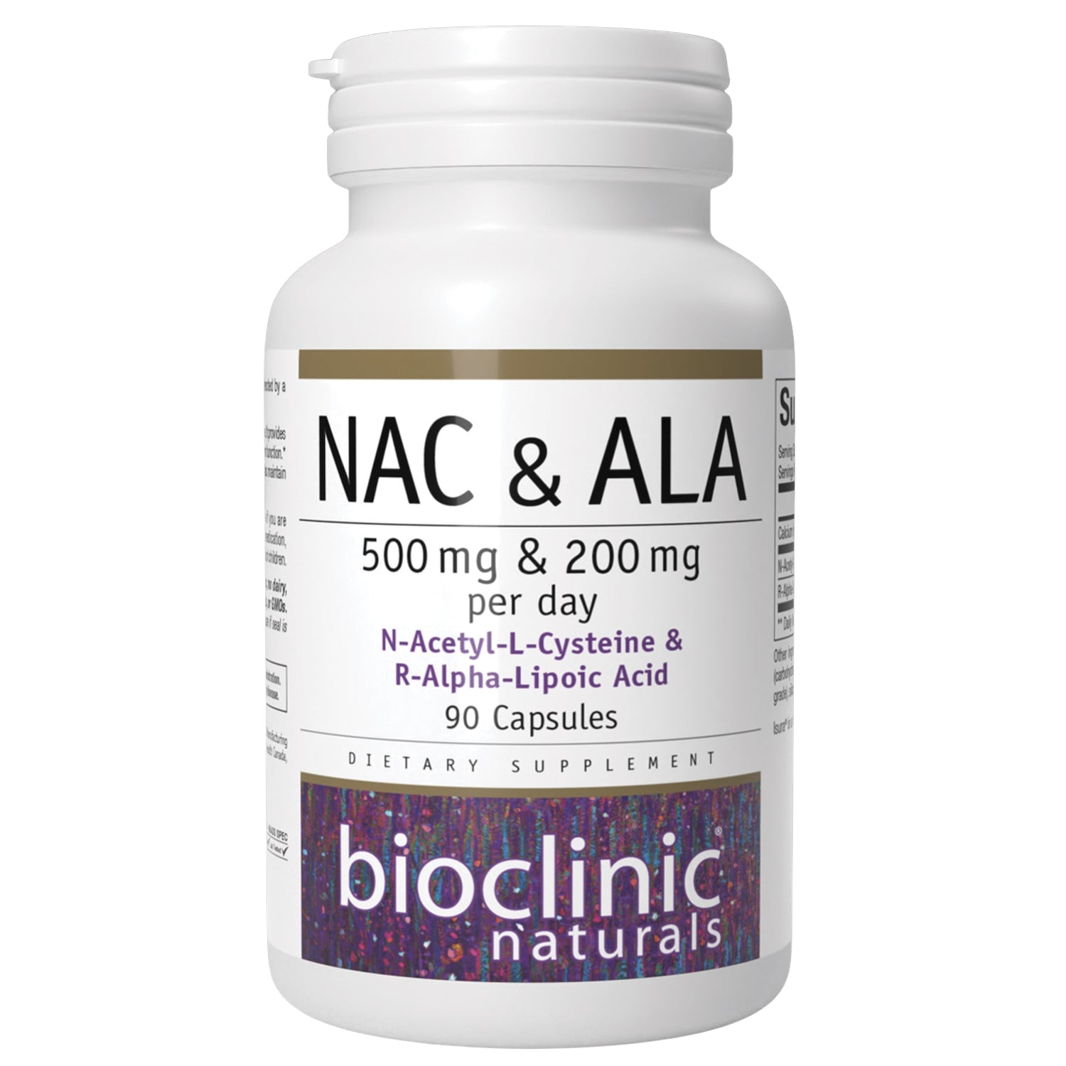 Bioclinic Naturals, NAC & ALA, 90 Capsules UPC 629022095254 | HiLife Vitamins
